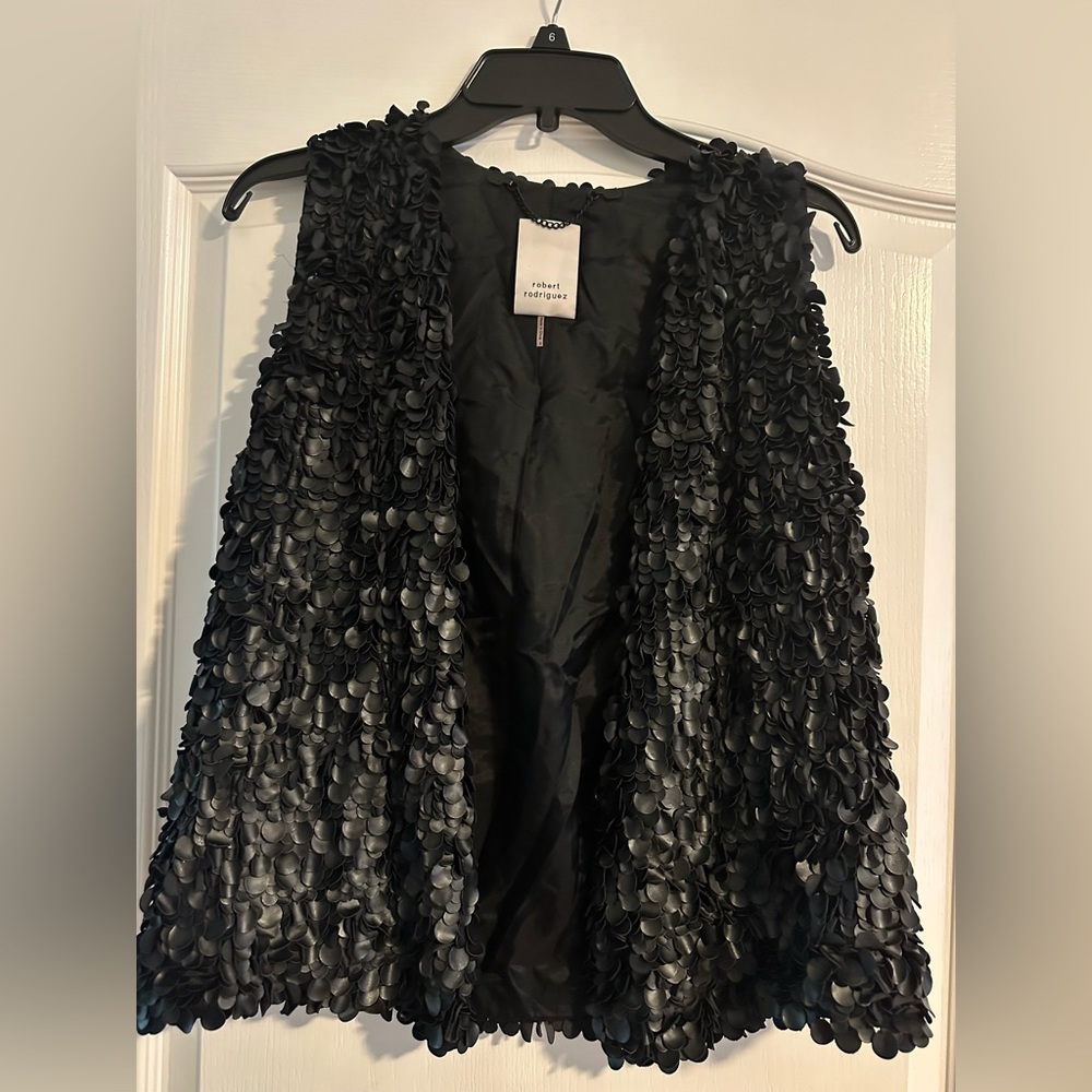 Robert Rodriguez Leather Vest Size 2